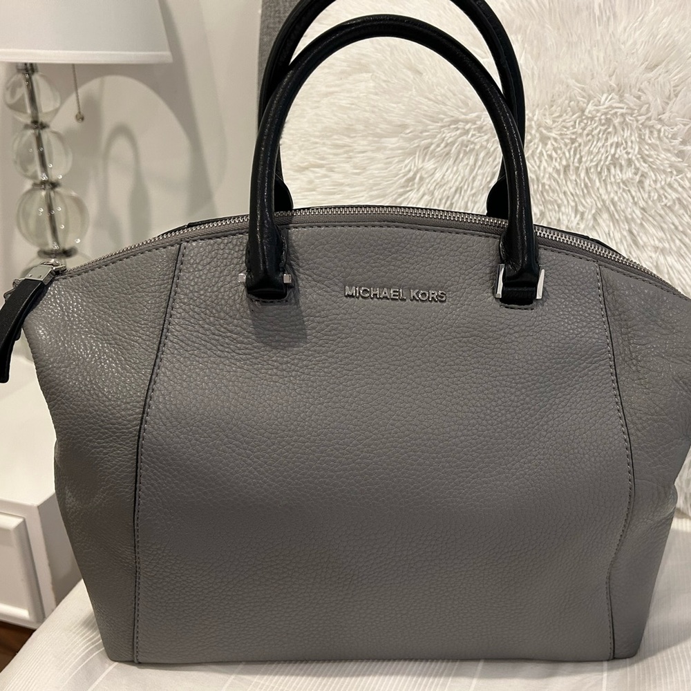 Michael Kors large Riley leather satchel